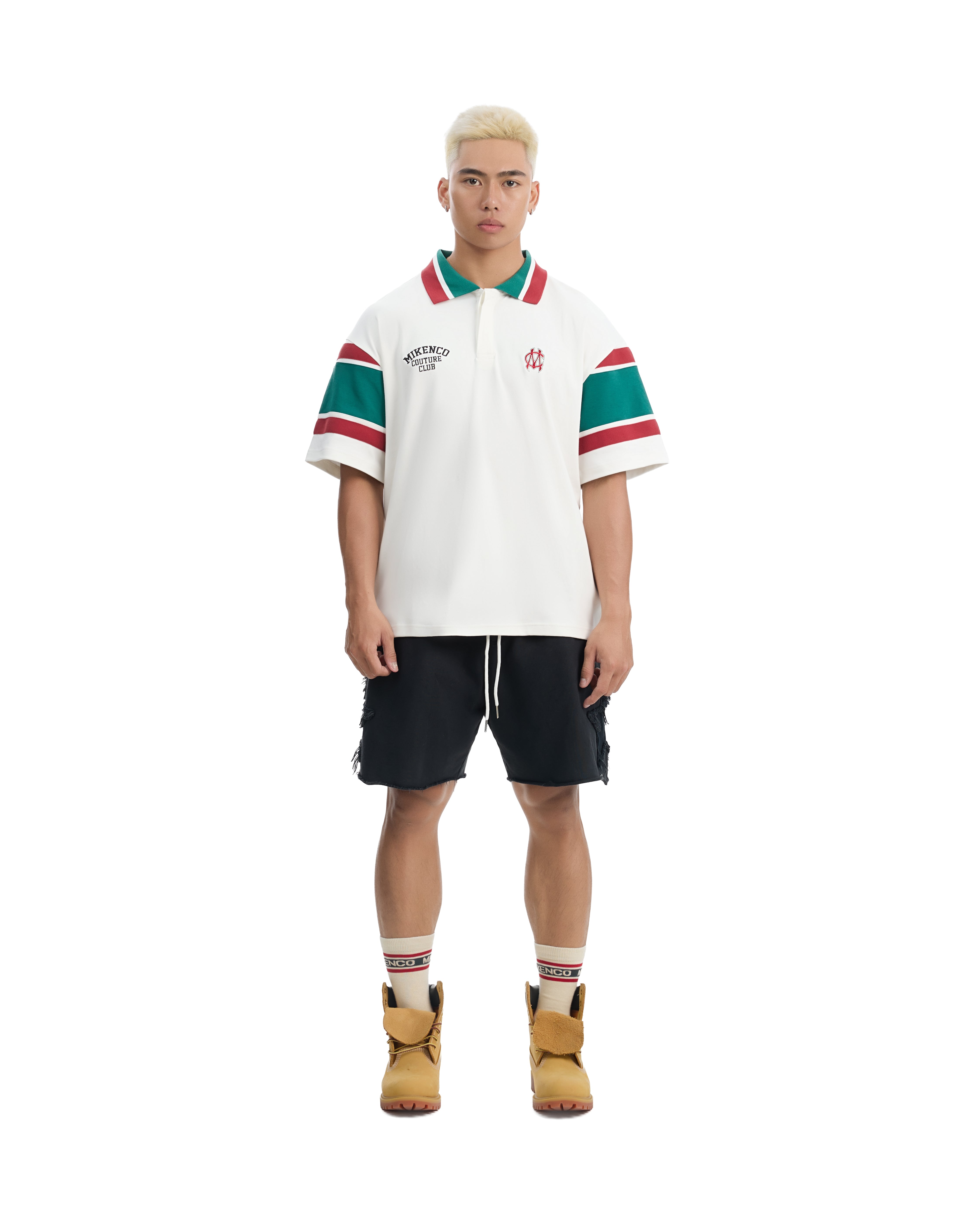 HUSTLE CHEVRON POLO