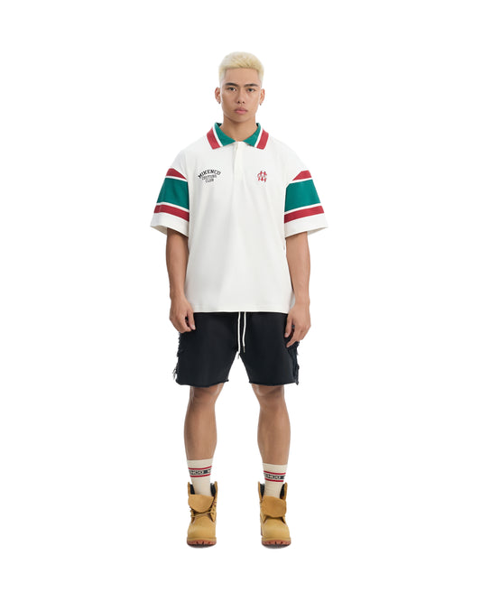 HUSTLE CHEVRON POLO