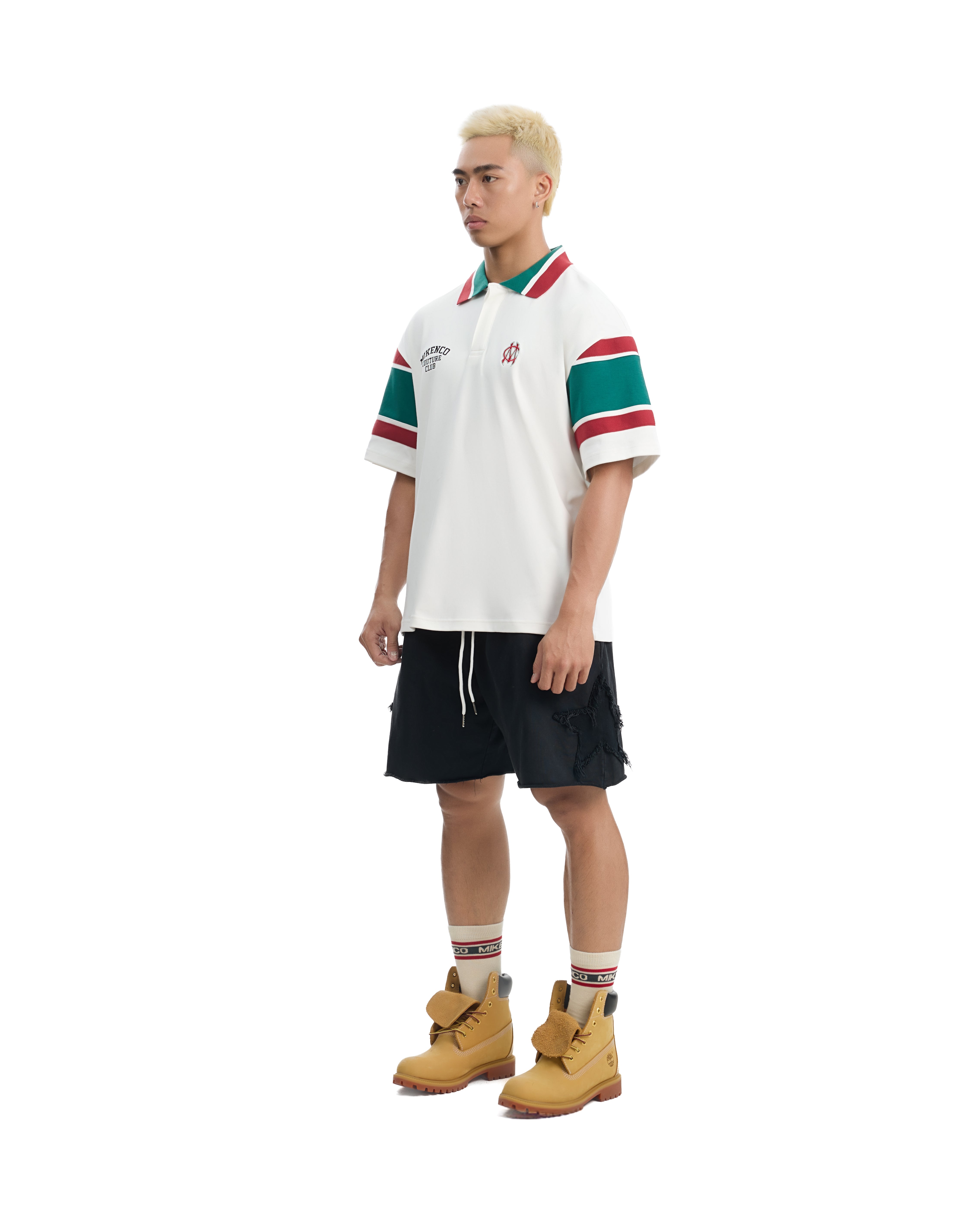 HUSTLE CHEVRON POLO