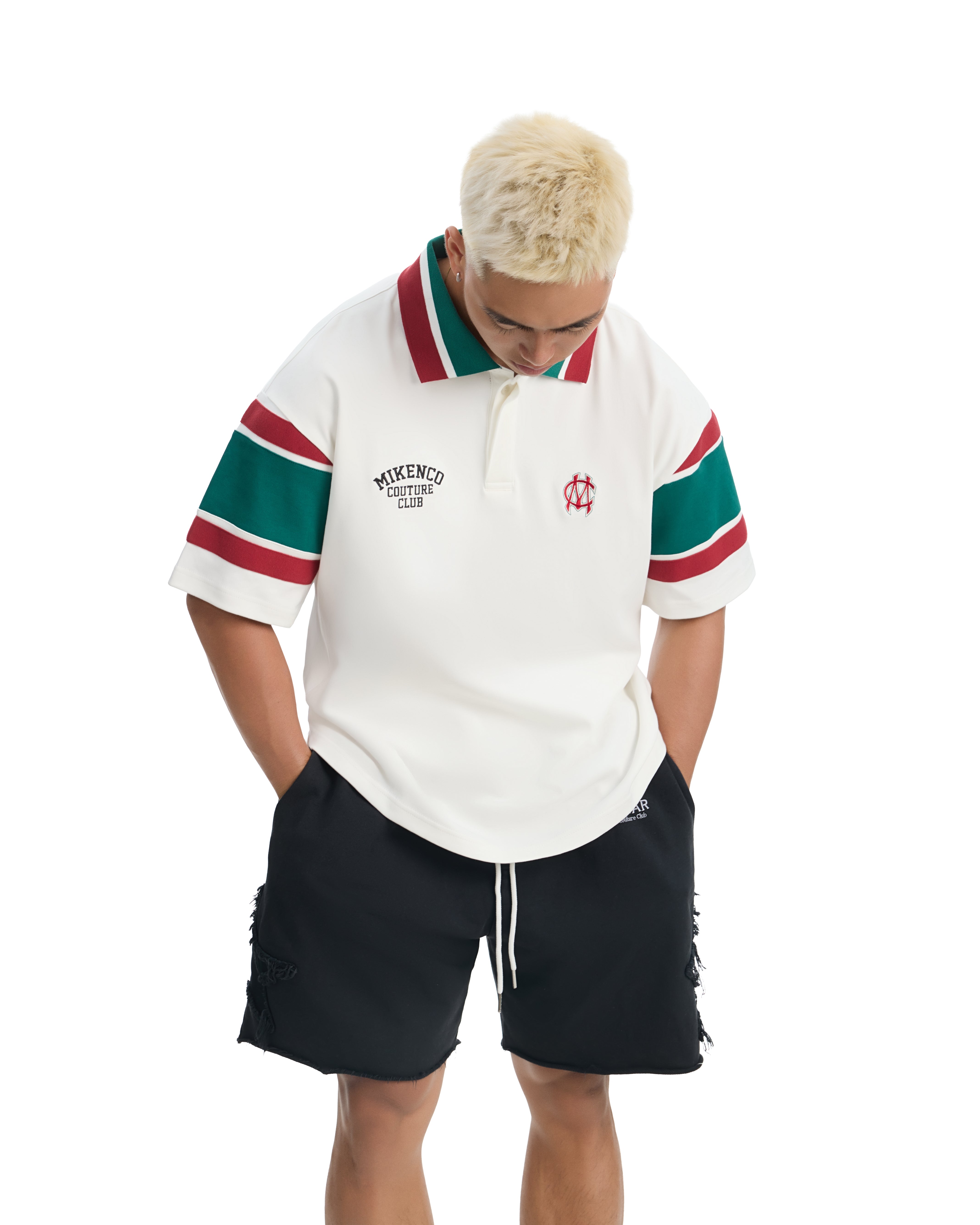 HUSTLE CHEVRON POLO
