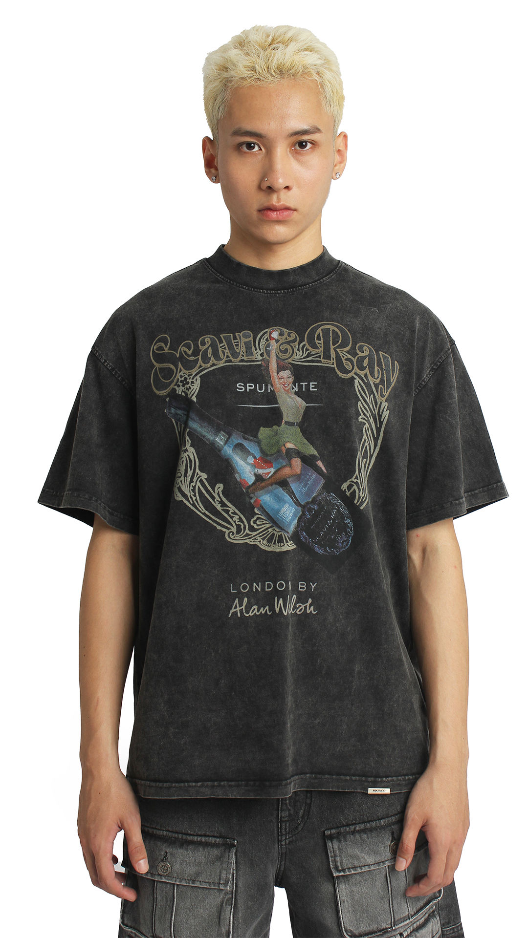 VINTAGE WASH SCAVI T-SHIRT