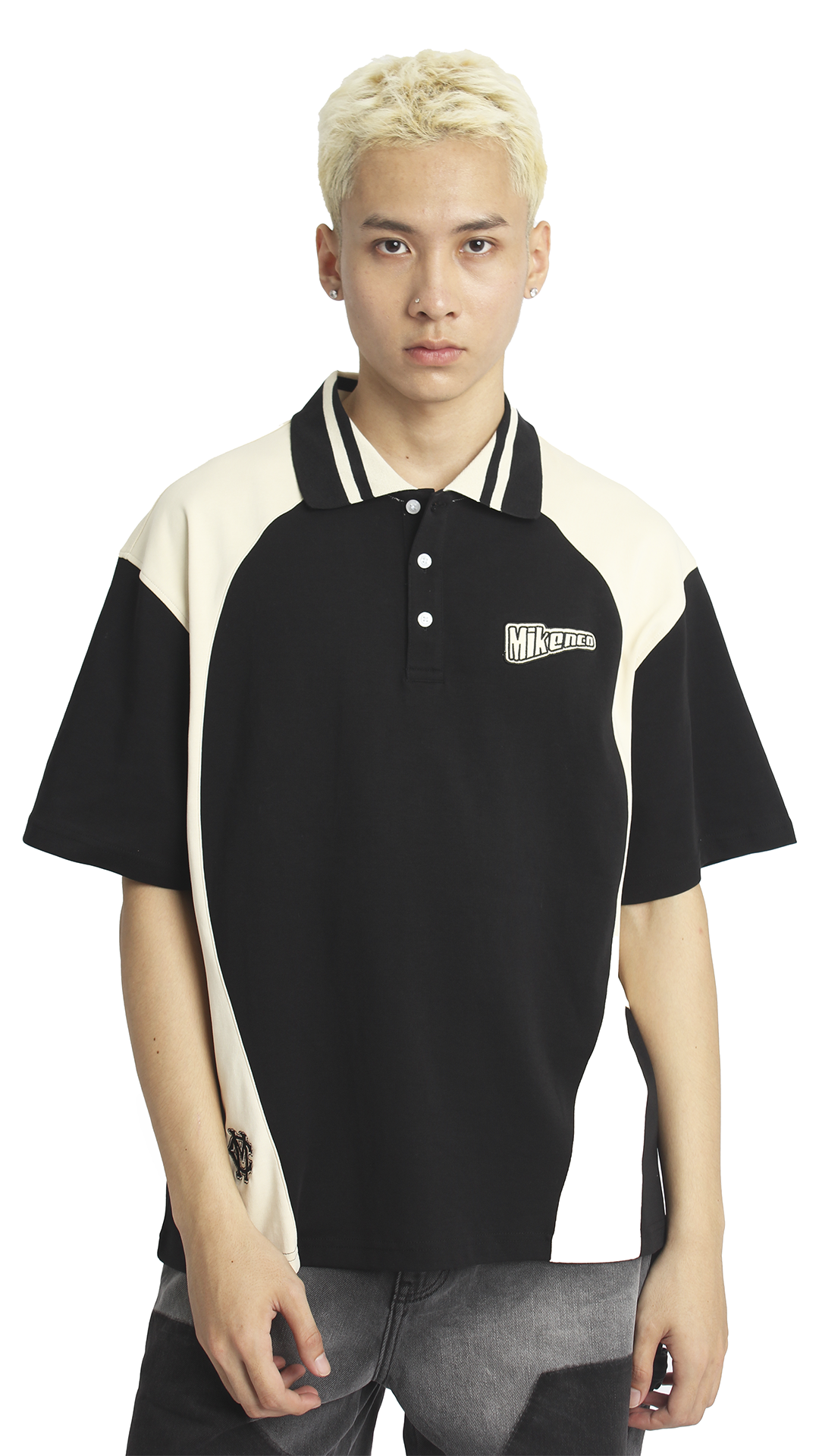 COLORBLOCK POLO – ĐEN