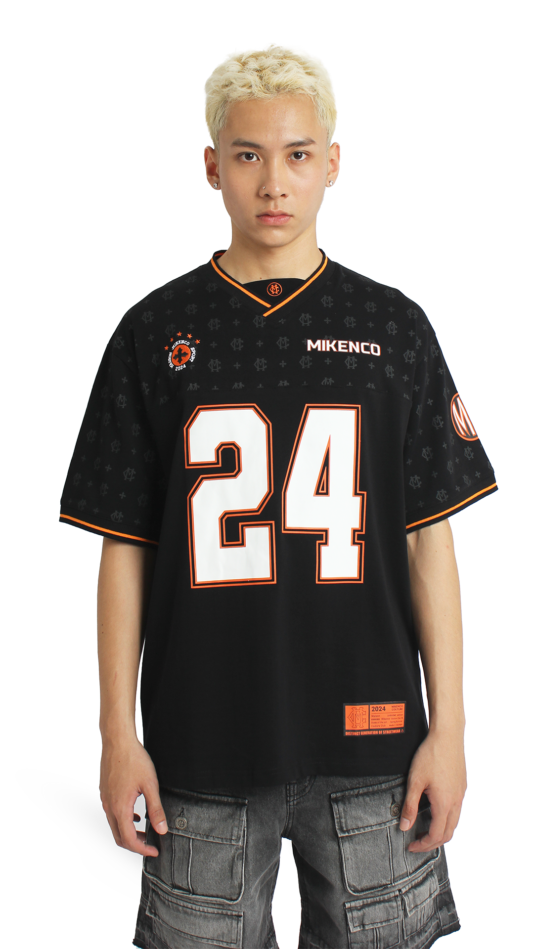 MONOGRAM SPORTY V-NECK TSHIRT