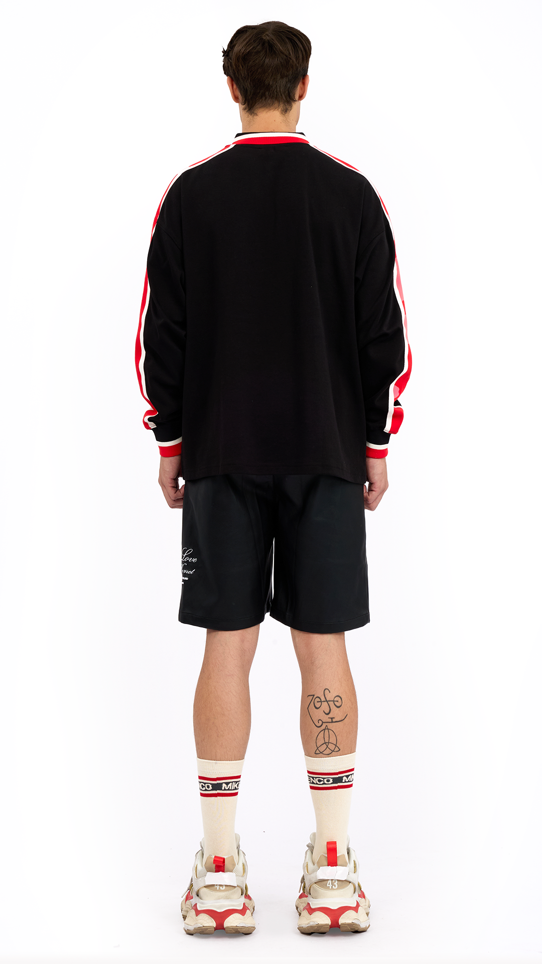 STREET RACE LONG SLEEVE POLO – ĐEN
