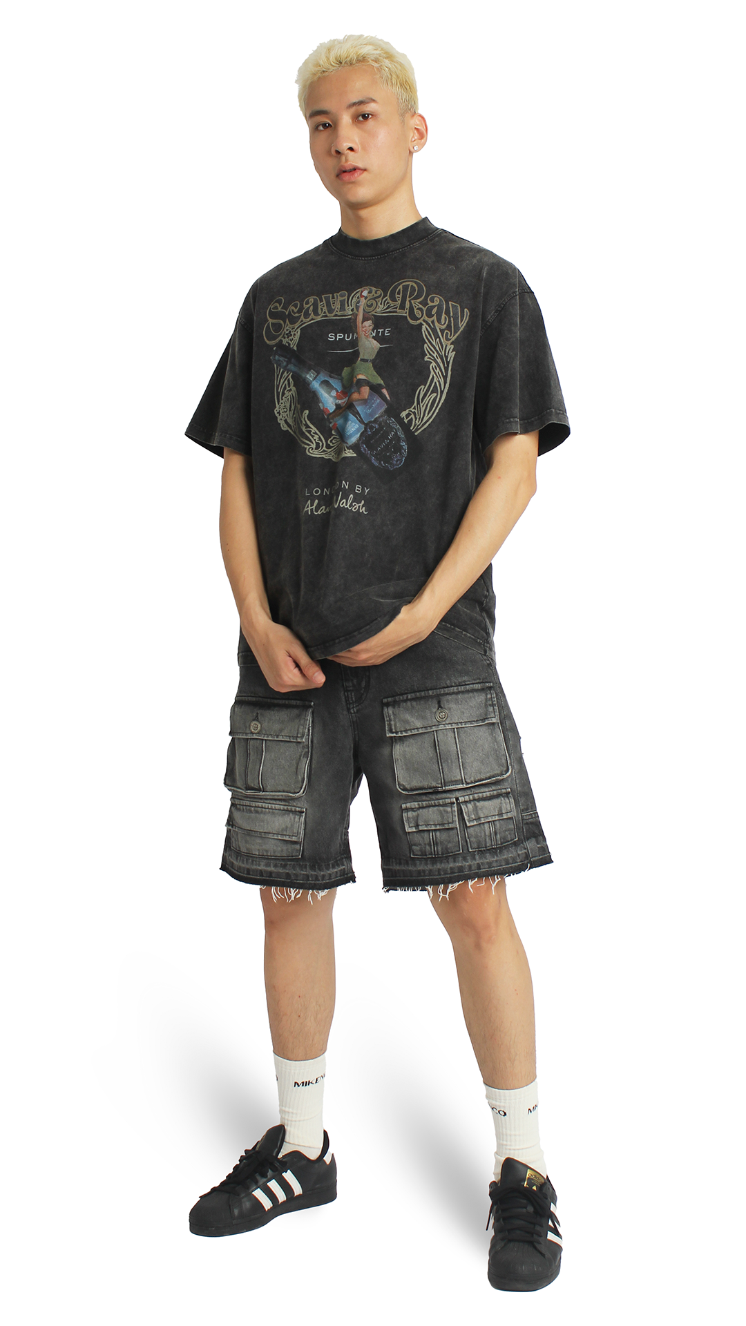 VINTAGE WASH SCAVI T-SHIRT