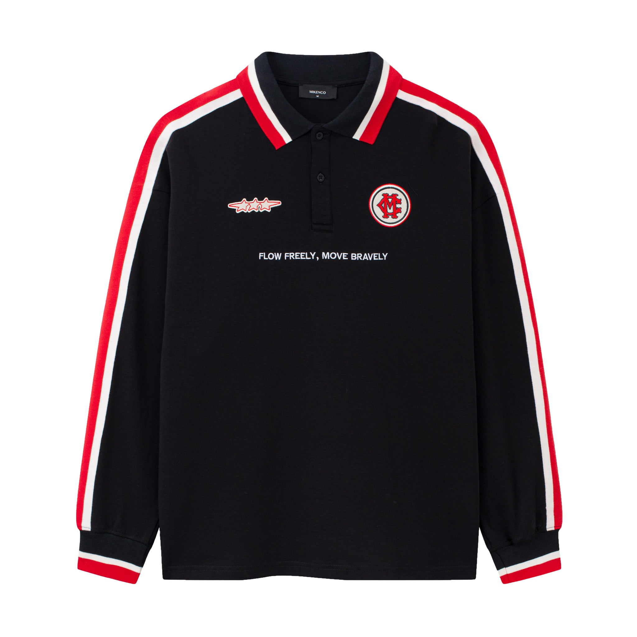 STREET RACE LONG SLEEVE POLO – ĐEN