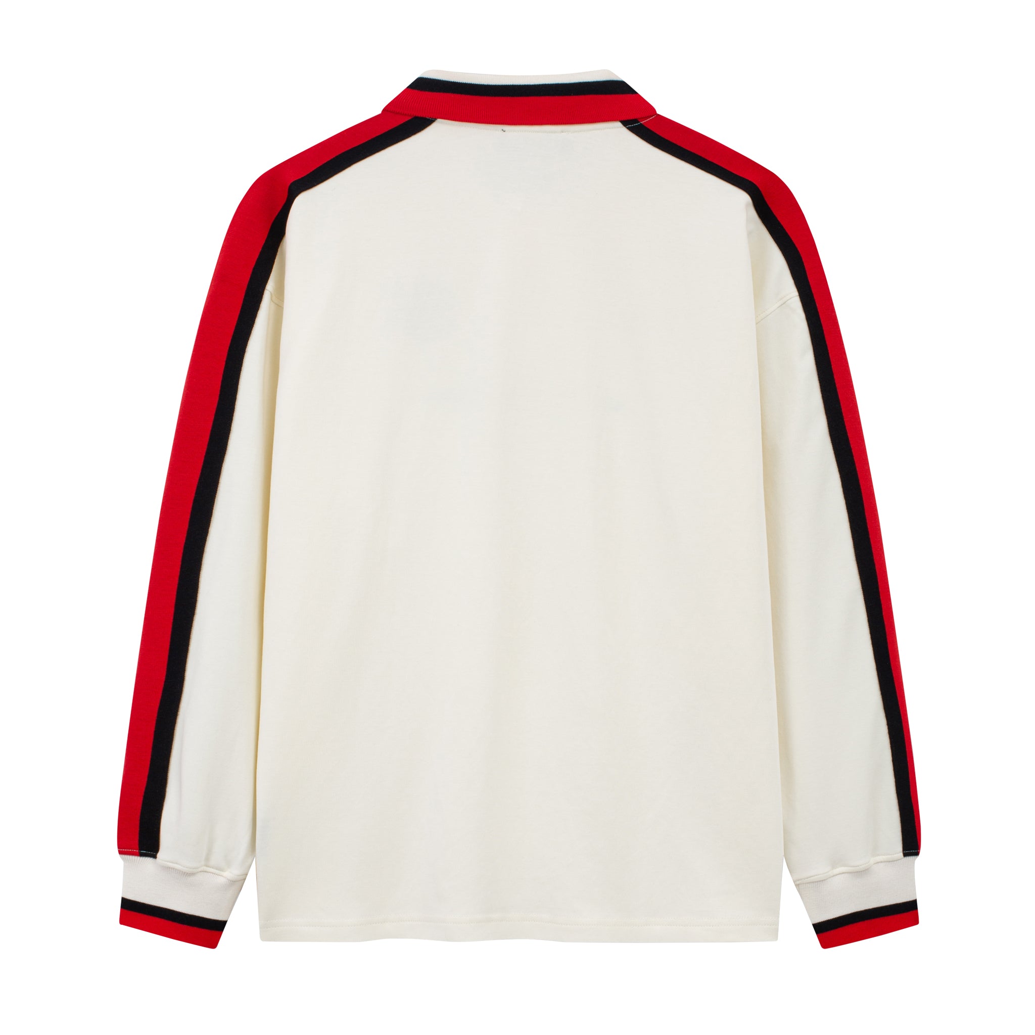 STREET RACE LONG SLEEVE POLO - BEIGE
