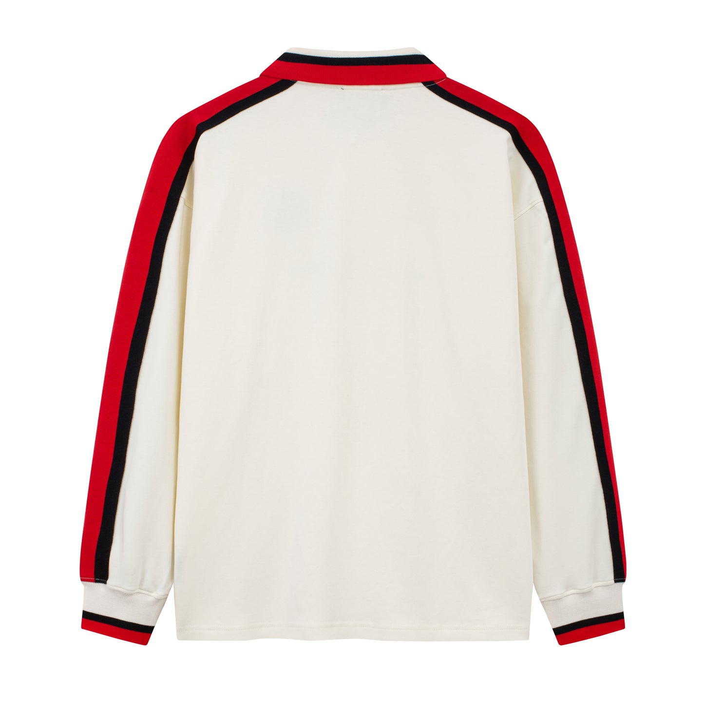 STREET RACE LONG SLEEVE POLO - BEIGE