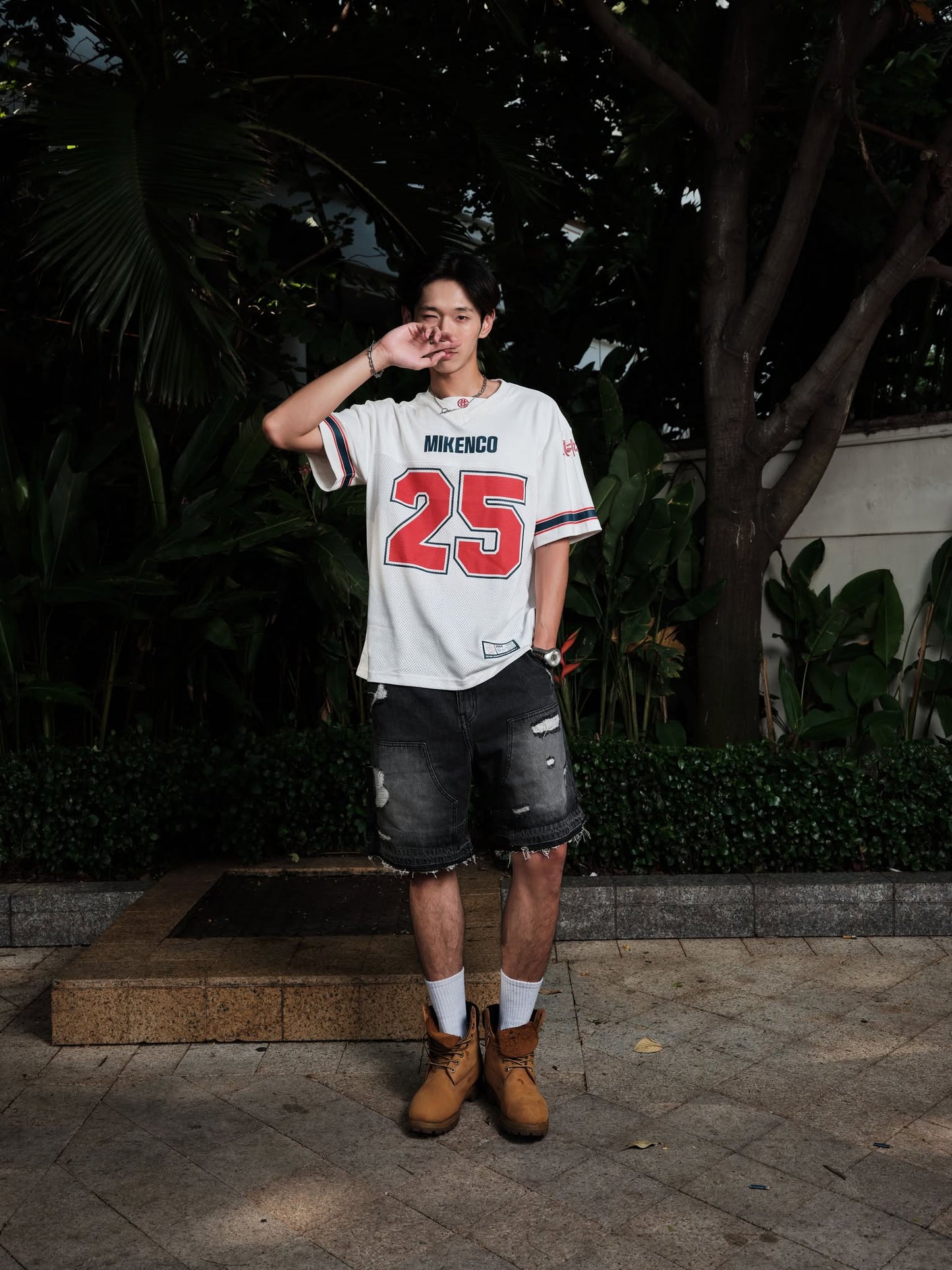 25 MESH JERSEY TSHIRT