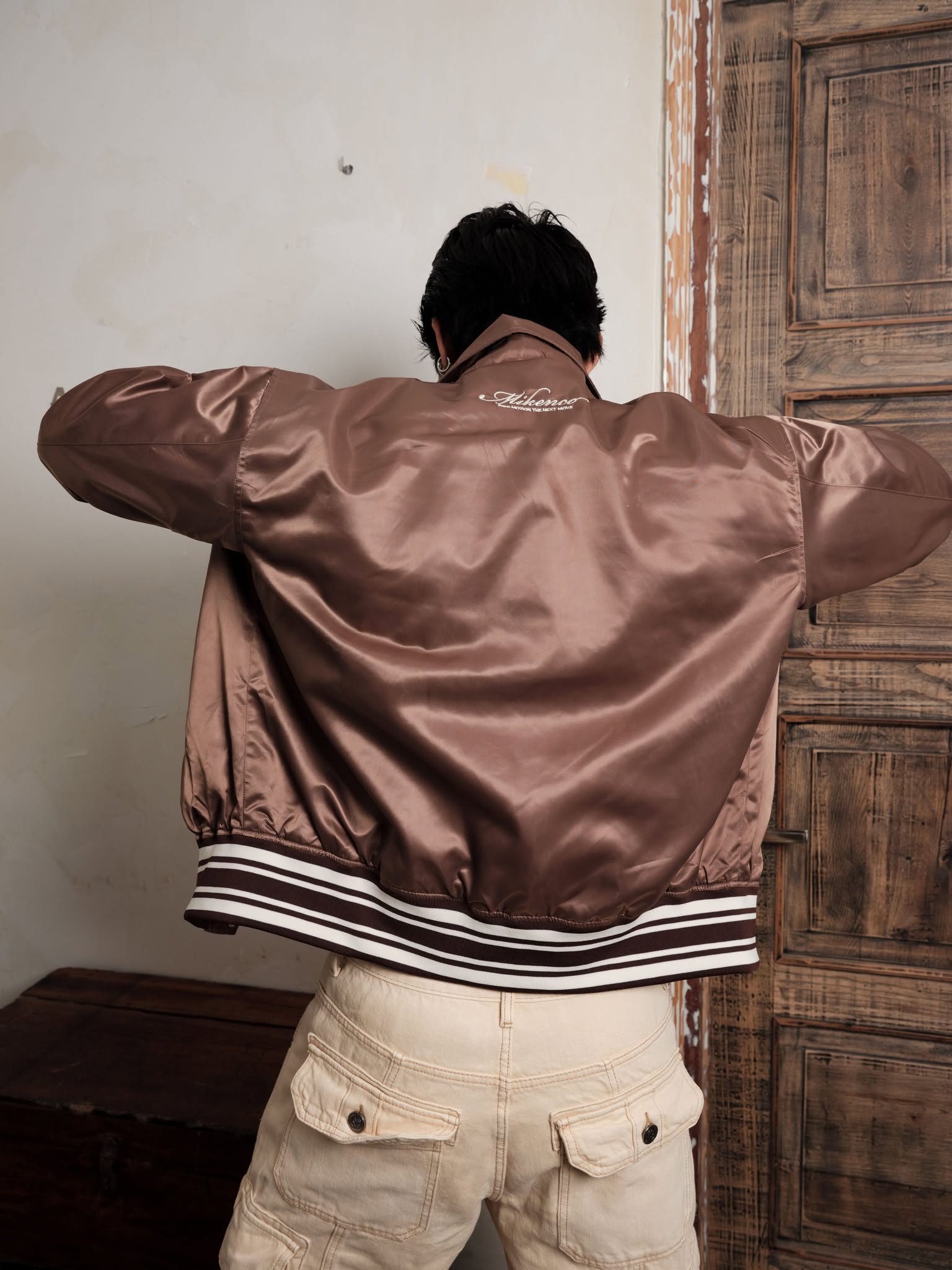 COLLARED BOMBER JACKET