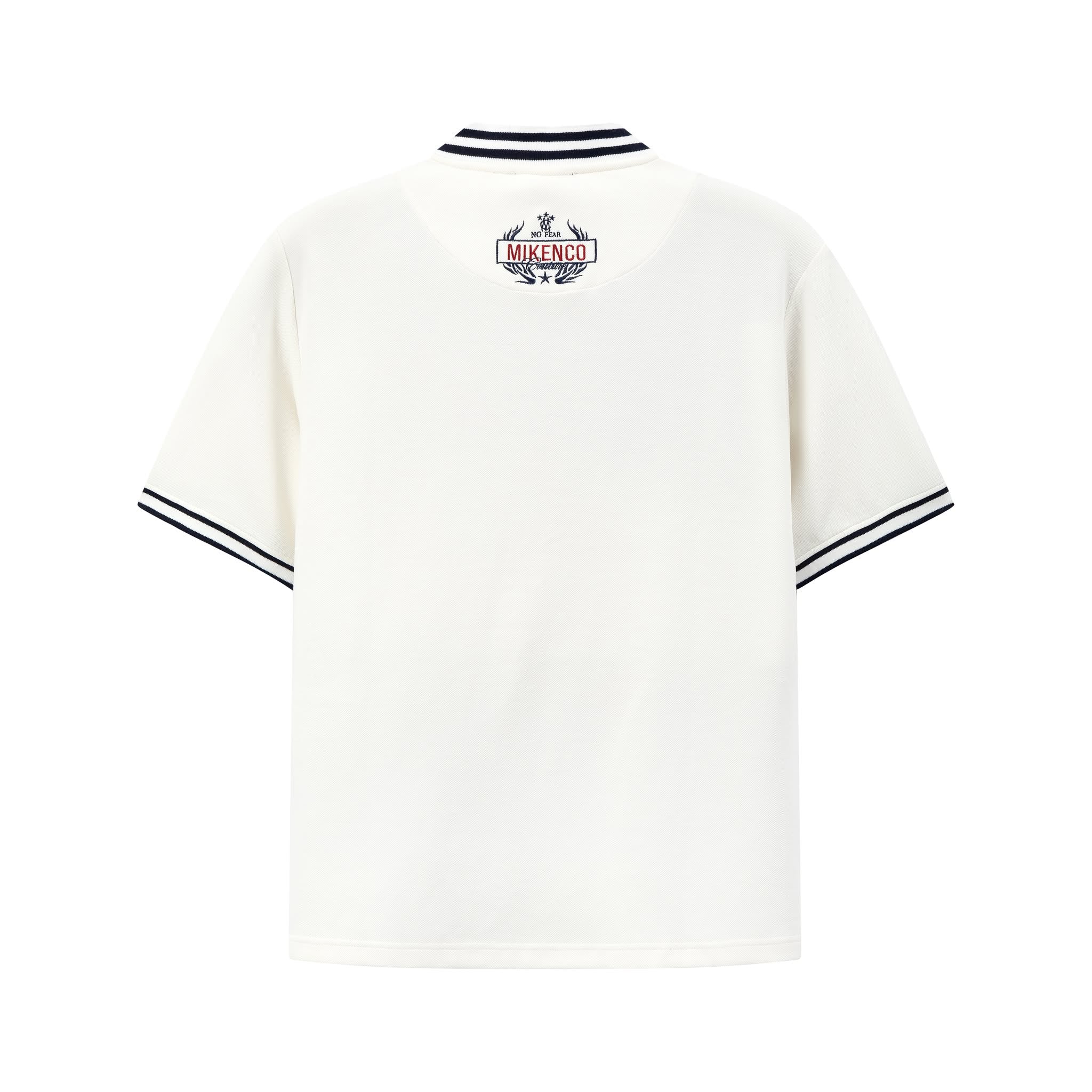STRIPED RUGBY POLO
