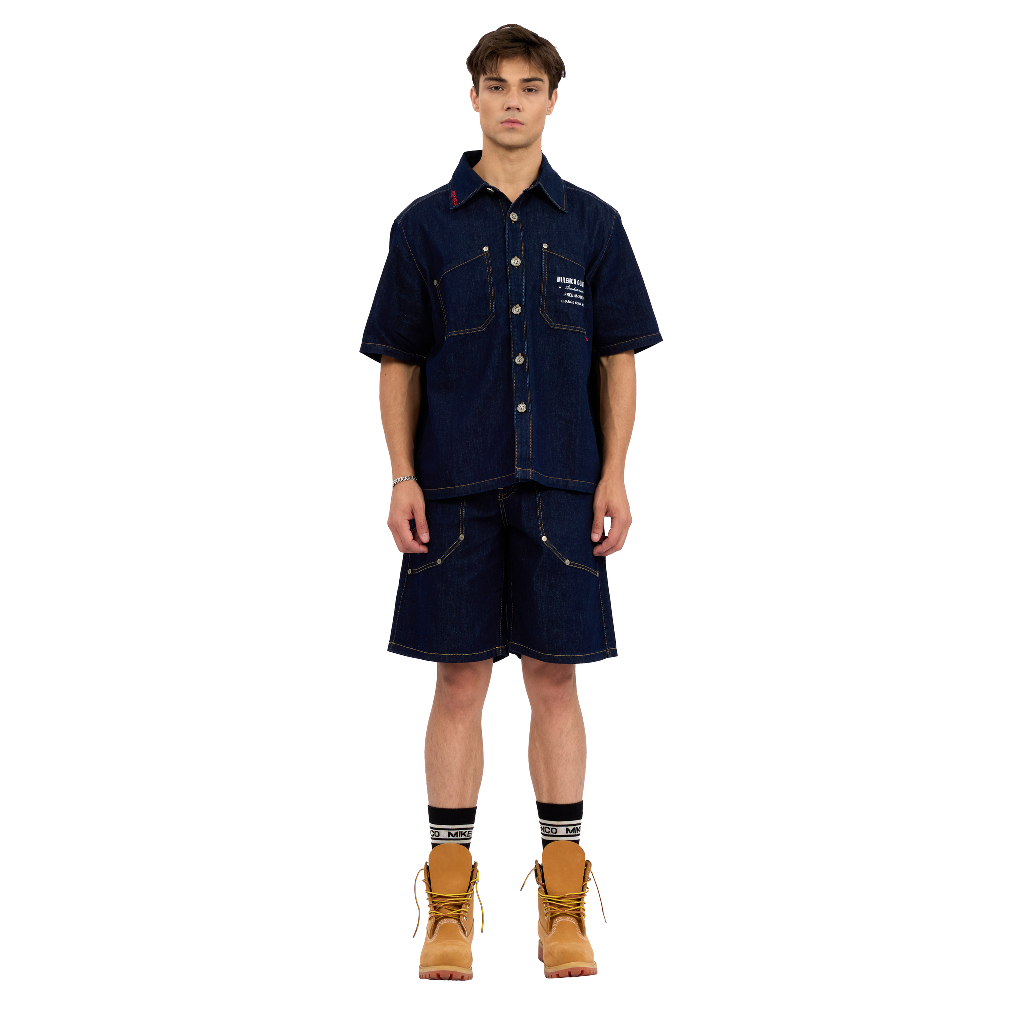 REFINEMENT DENIM SHORT