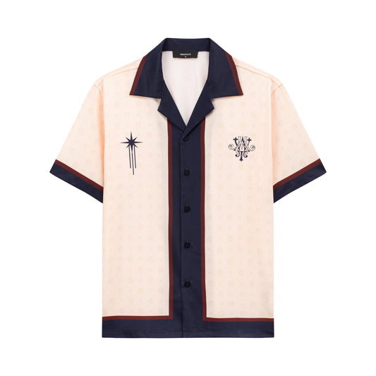 MONOGRAM SATIN SHIRT