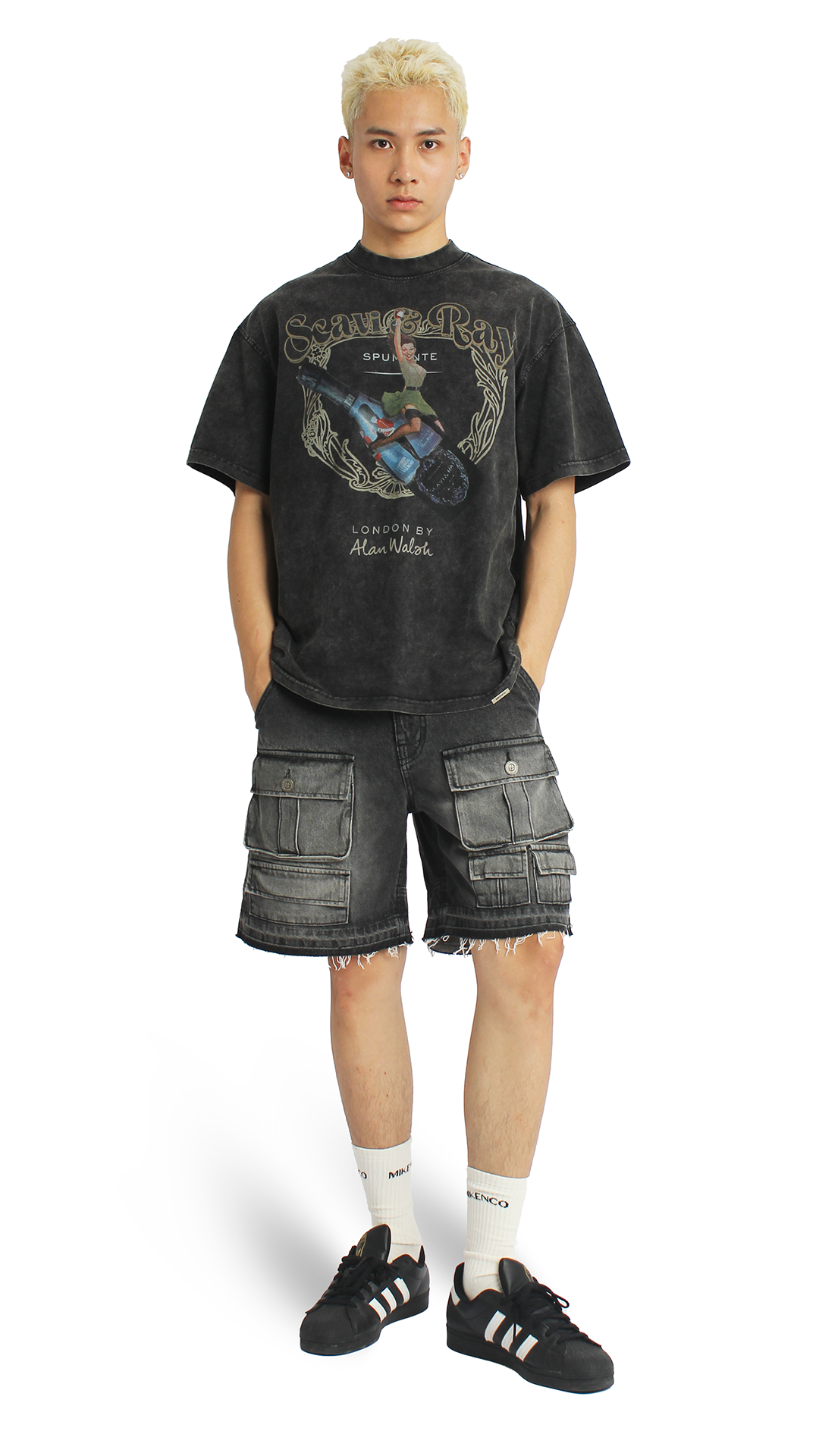 VINTAGE WASH SCAVI T-SHIRT