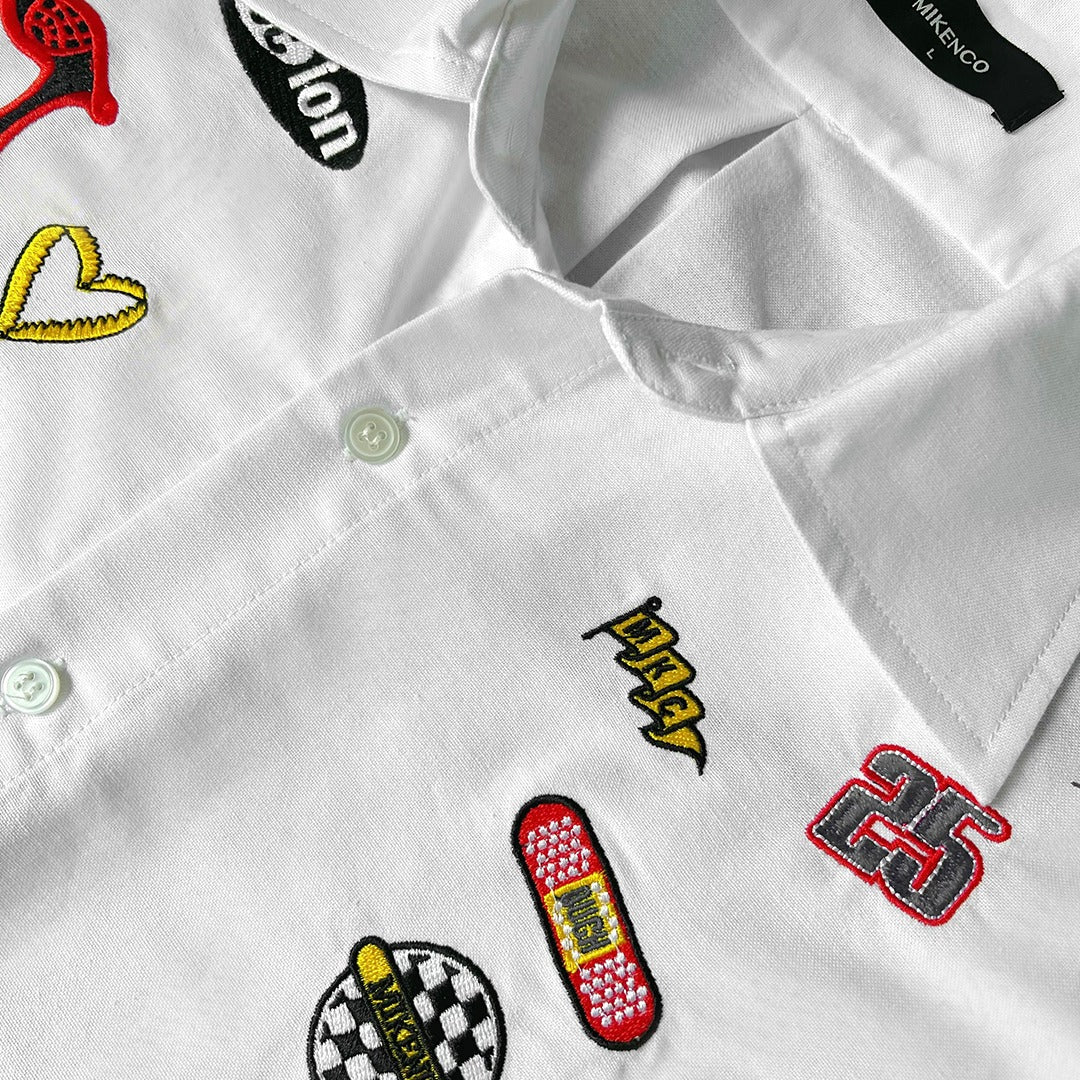 STICKER EMBROIDERED SHIRT