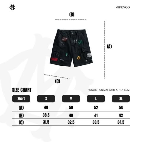 MULTI-PATCH CARGO SHORT