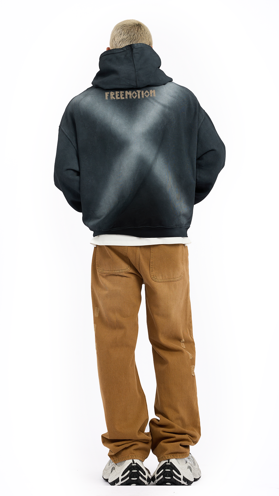 FREE MOTION WASH HOODIE – ĐEN
