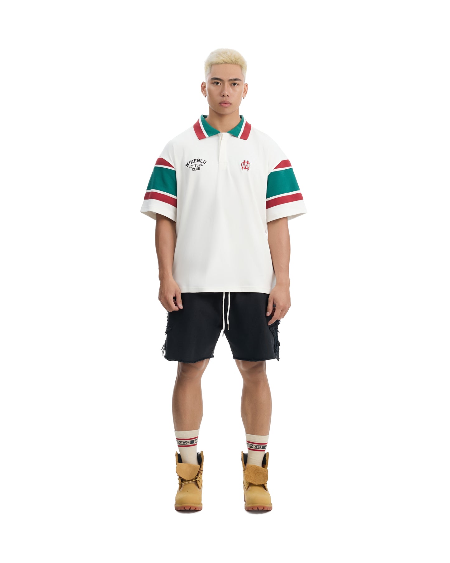 HUSTLE CHEVRON POLO