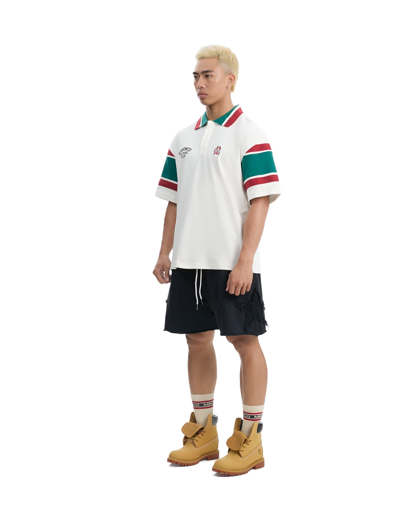 HUSTLE CHEVRON POLO