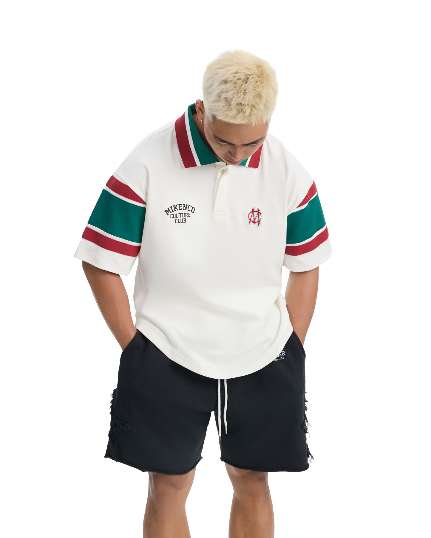 HUSTLE CHEVRON POLO