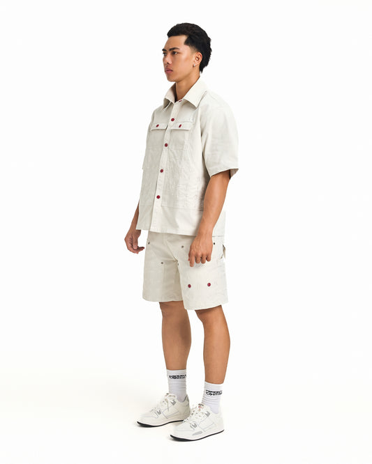 ARCHIVE MONOGRAM CARGO SHORT
