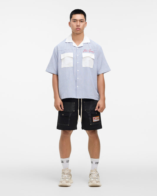 NO FEAR PINSTRIPE SHIRT