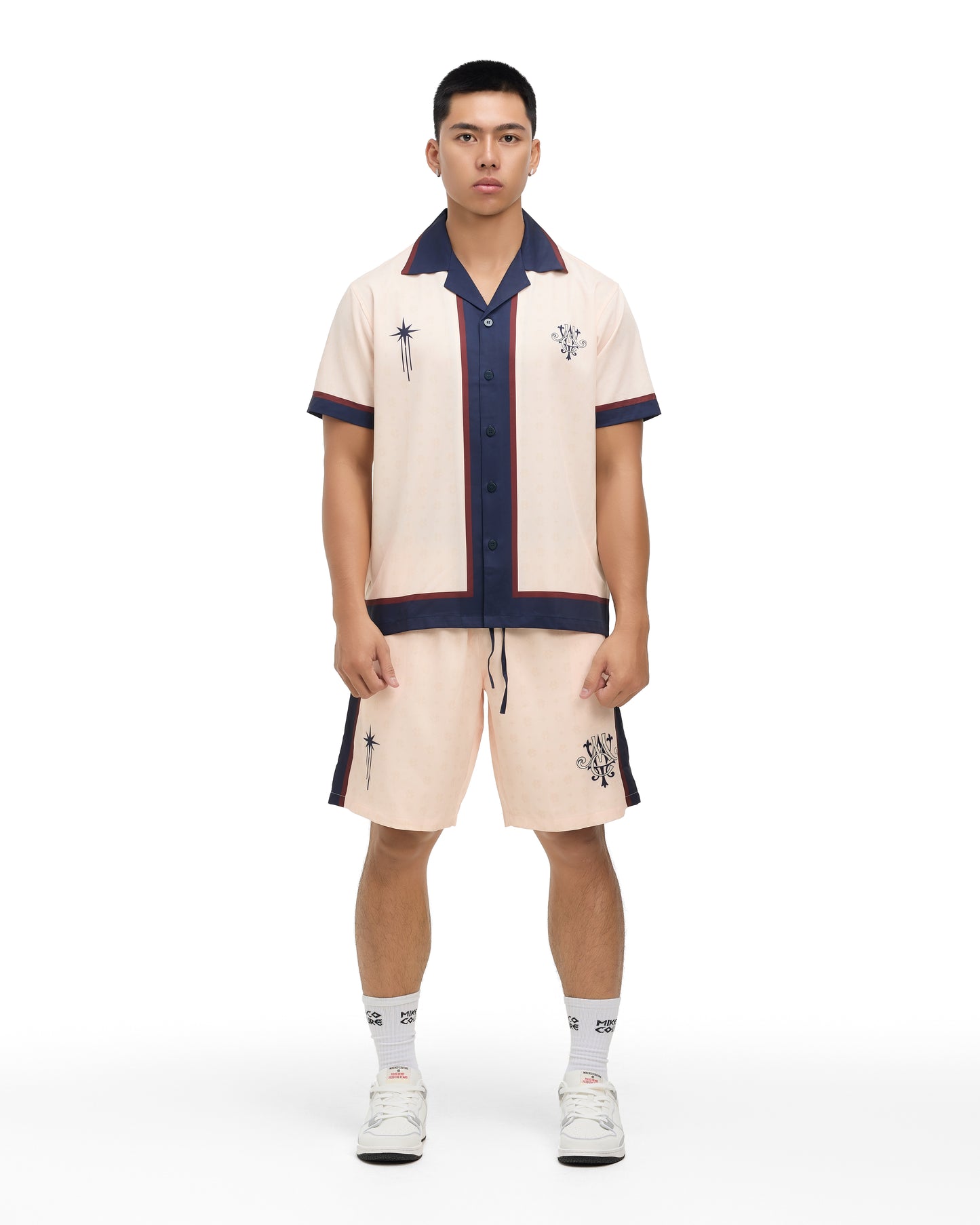 MONOGRAM SATIN SHIRT