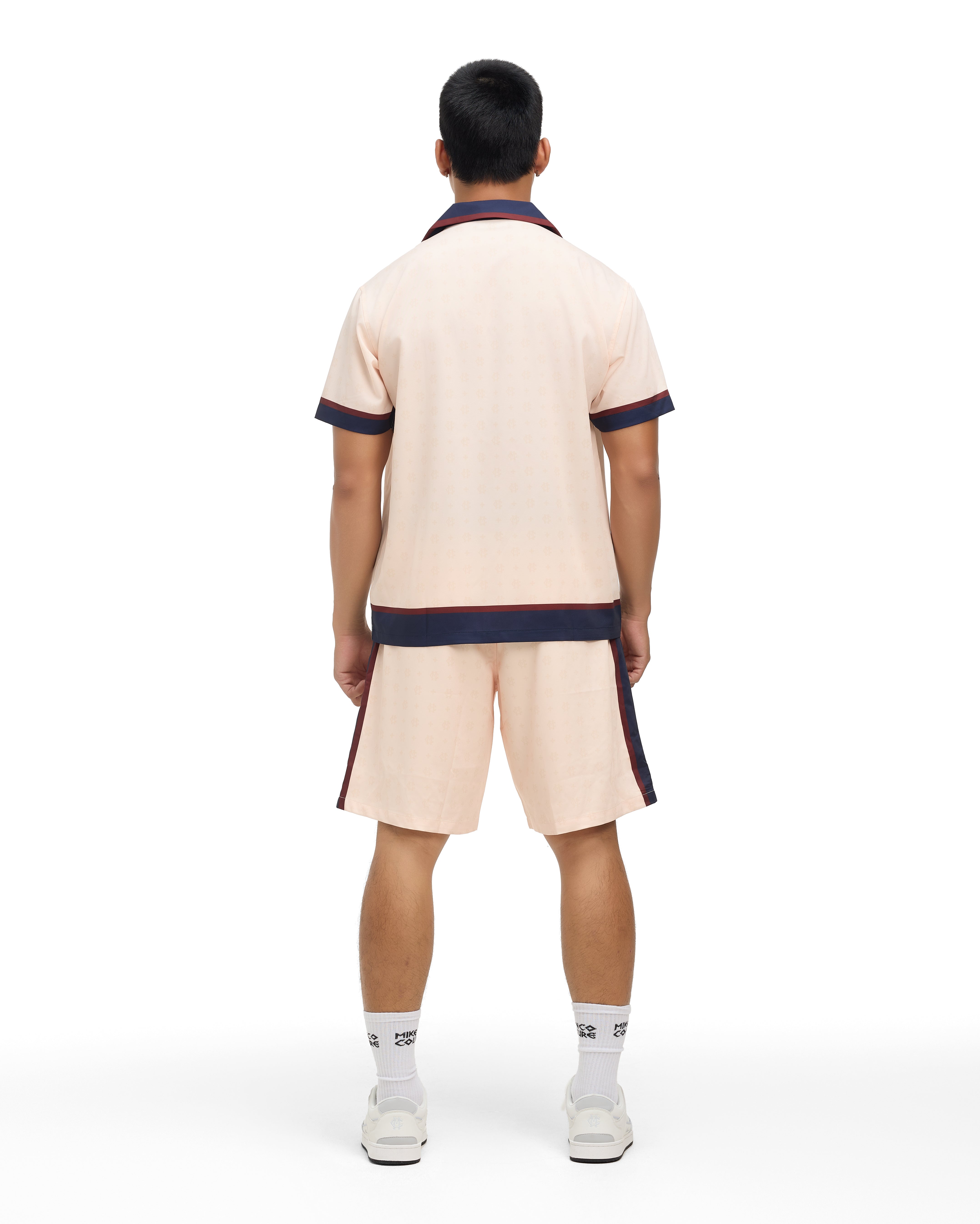 MONOGRAM SATIN SHIRT