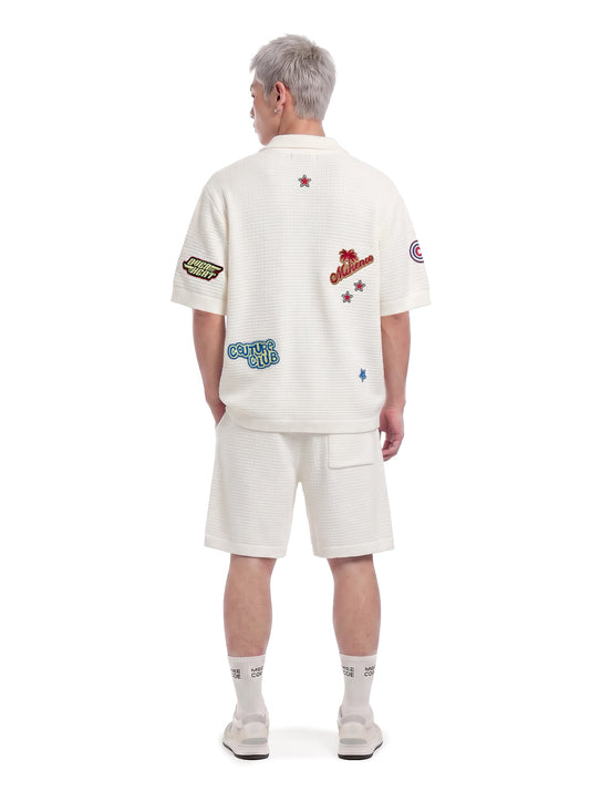OVERHEAT STICKER KNIT SHORT