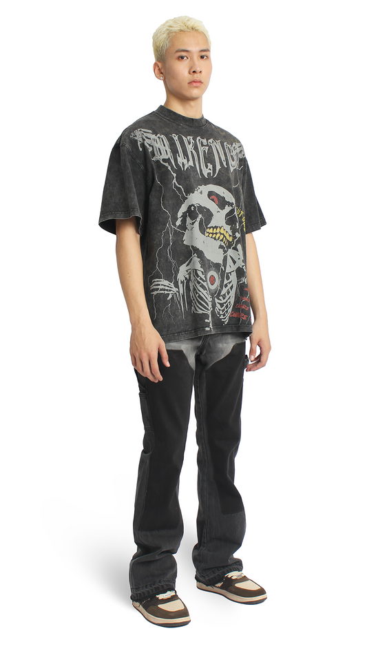 SKULL BUT COOL WASH TSHIRT