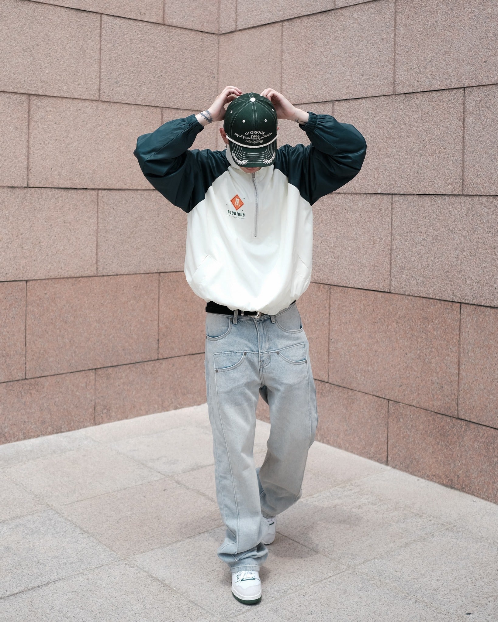 GLORY HALF ZIP WINDBREAKER