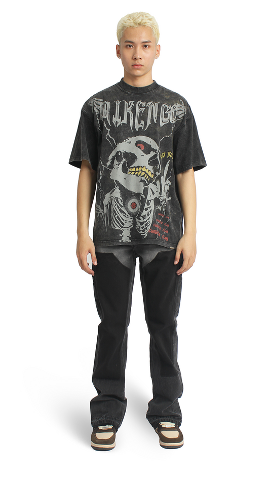 SKULL BUT COOL WASH TSHIRT
