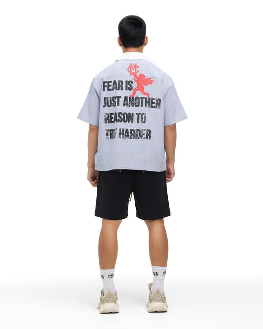 NO FEAR PINSTRIPE SHIRT