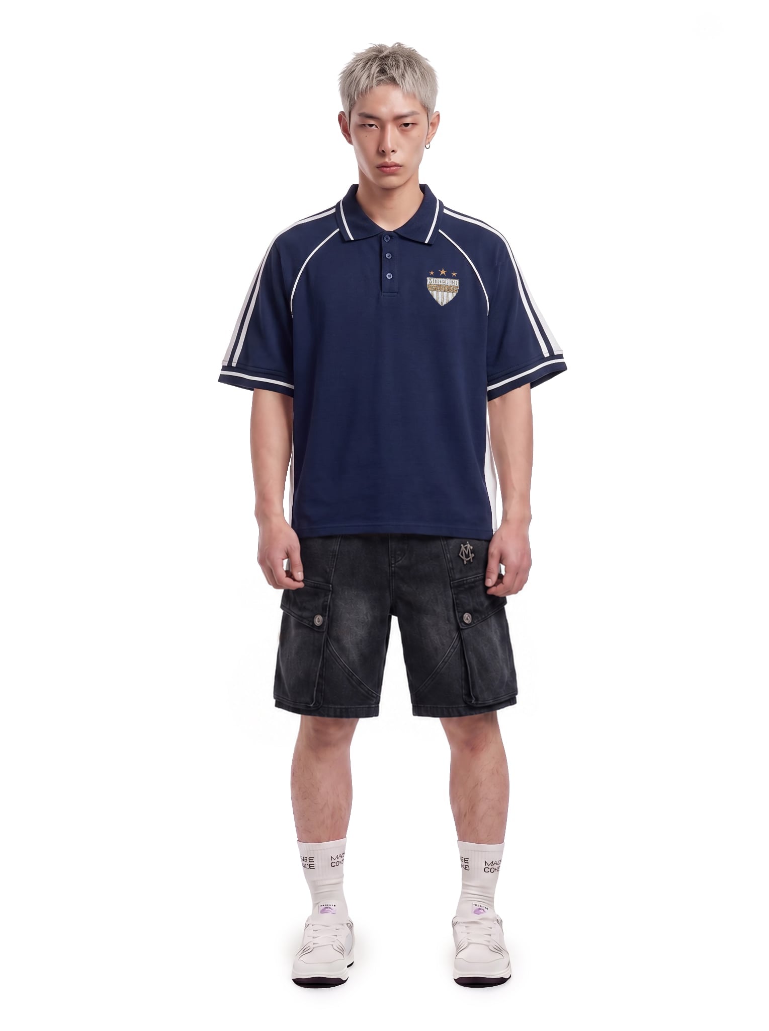 HUSTLE SHIELD POLO