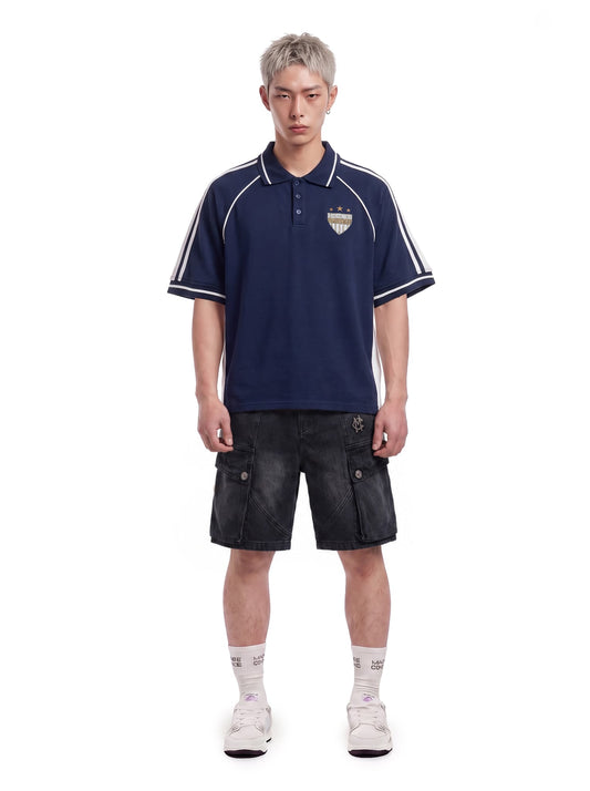HUSTLE SHIELD POLO