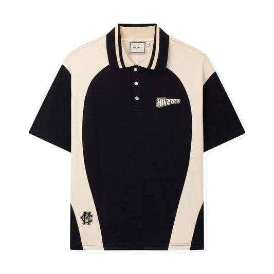 COLORBLOCK POLO – BLACK