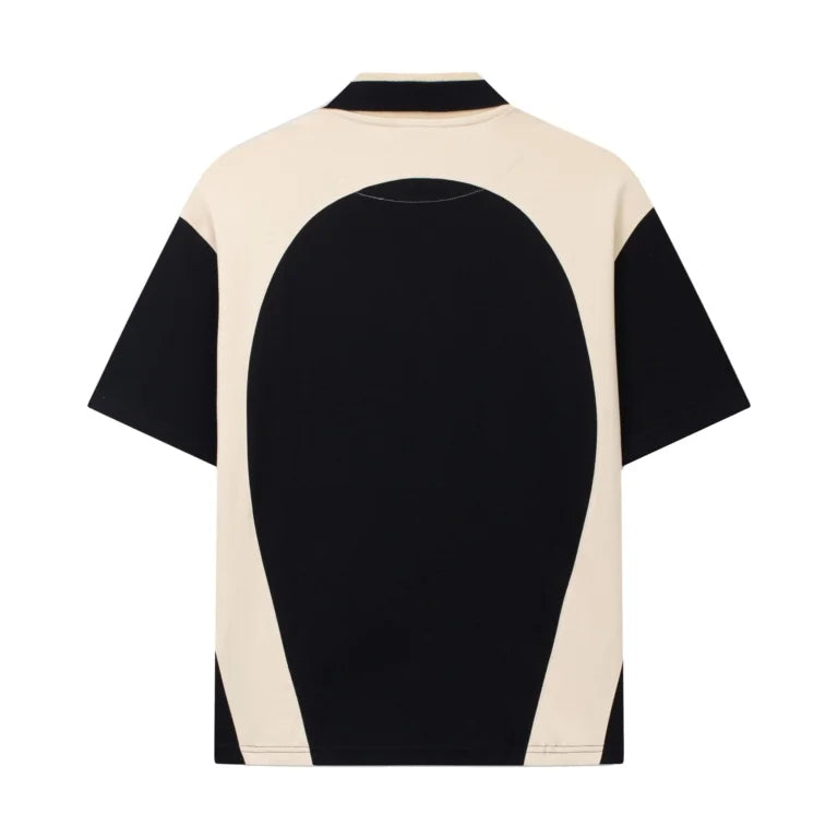 COLORBLOCK POLO – BLACK