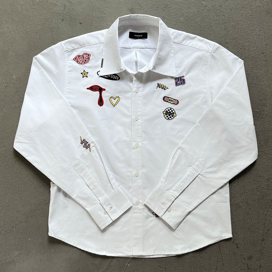 STICKER EMBROIDERED SHIRT