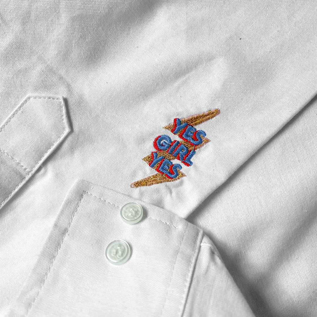 STICKER EMBROIDERED SHIRT