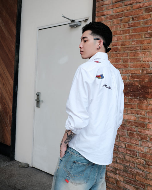 STICKER EMBROIDERED SHIRT