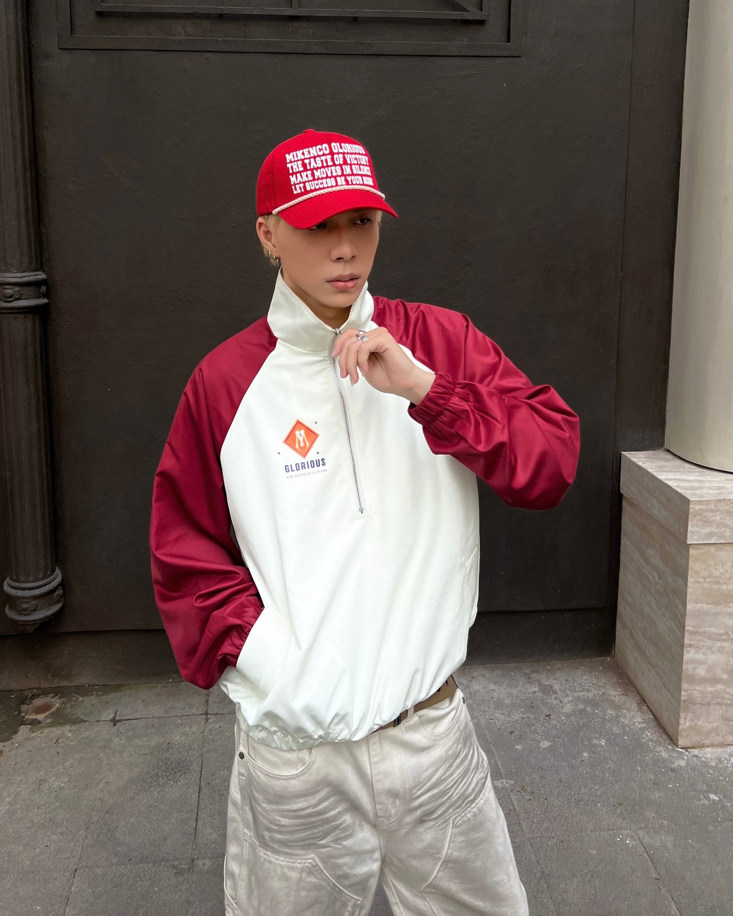 GLORY HALF ZIP WINDBREAKER