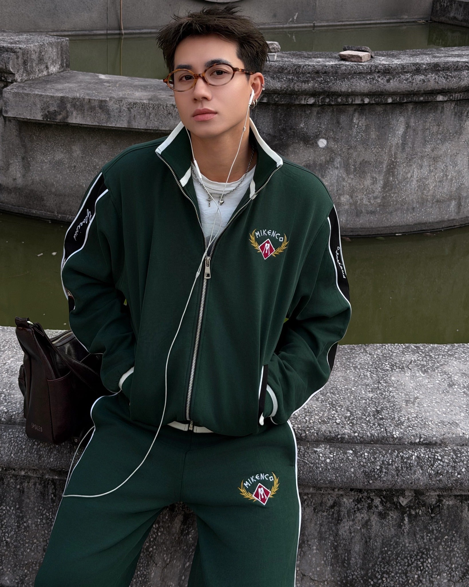 FOREST POLY TRACK JACKET