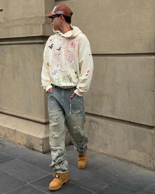 SKELETON CURSE HOODIE