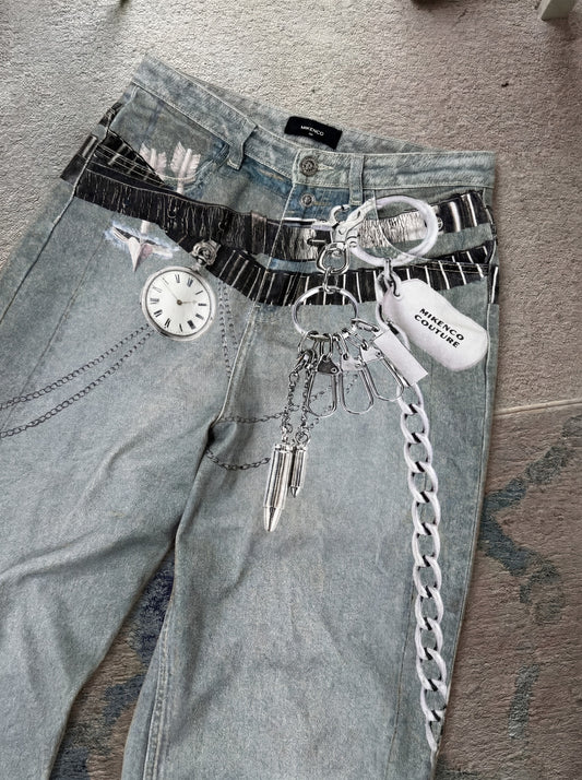 DECIBEL CHAINS STRAIGHT JEANS