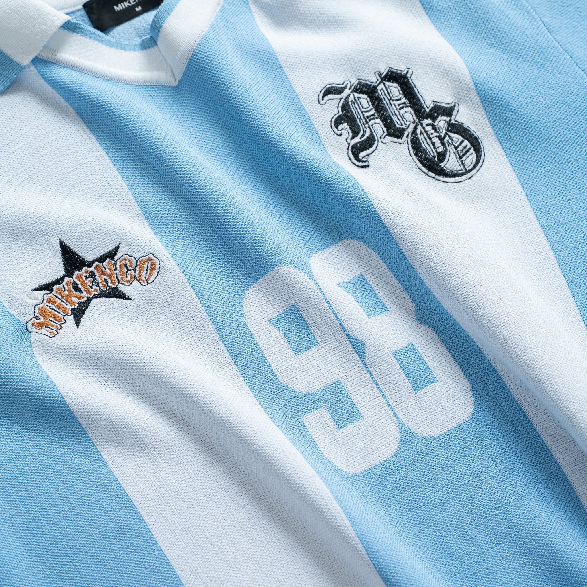 98 STRIPES KNIT POLO