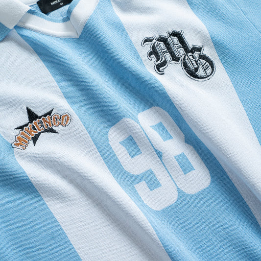 98 STRIPES KNIT POLO