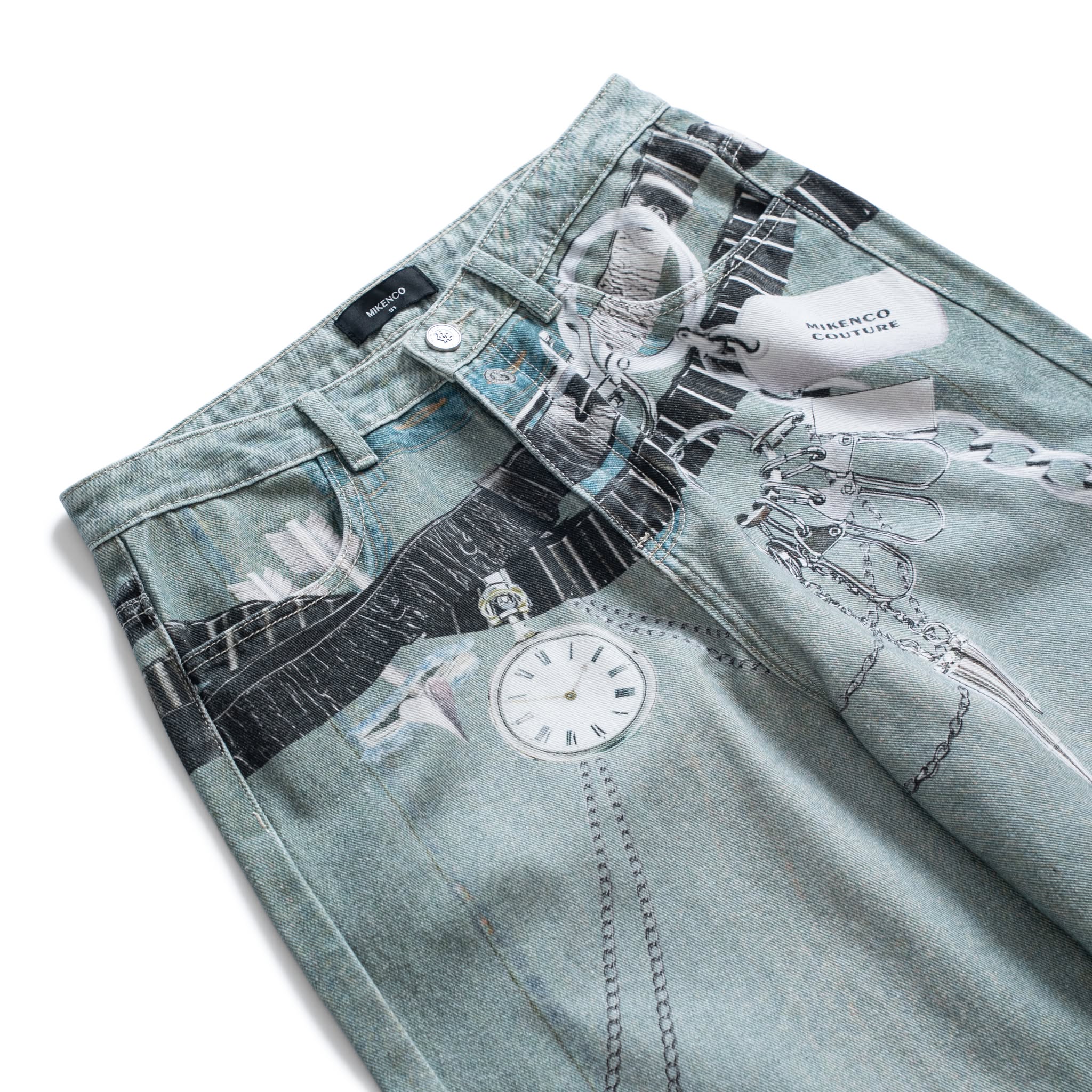 DECIBEL CHAINS STRAIGHT JEANS