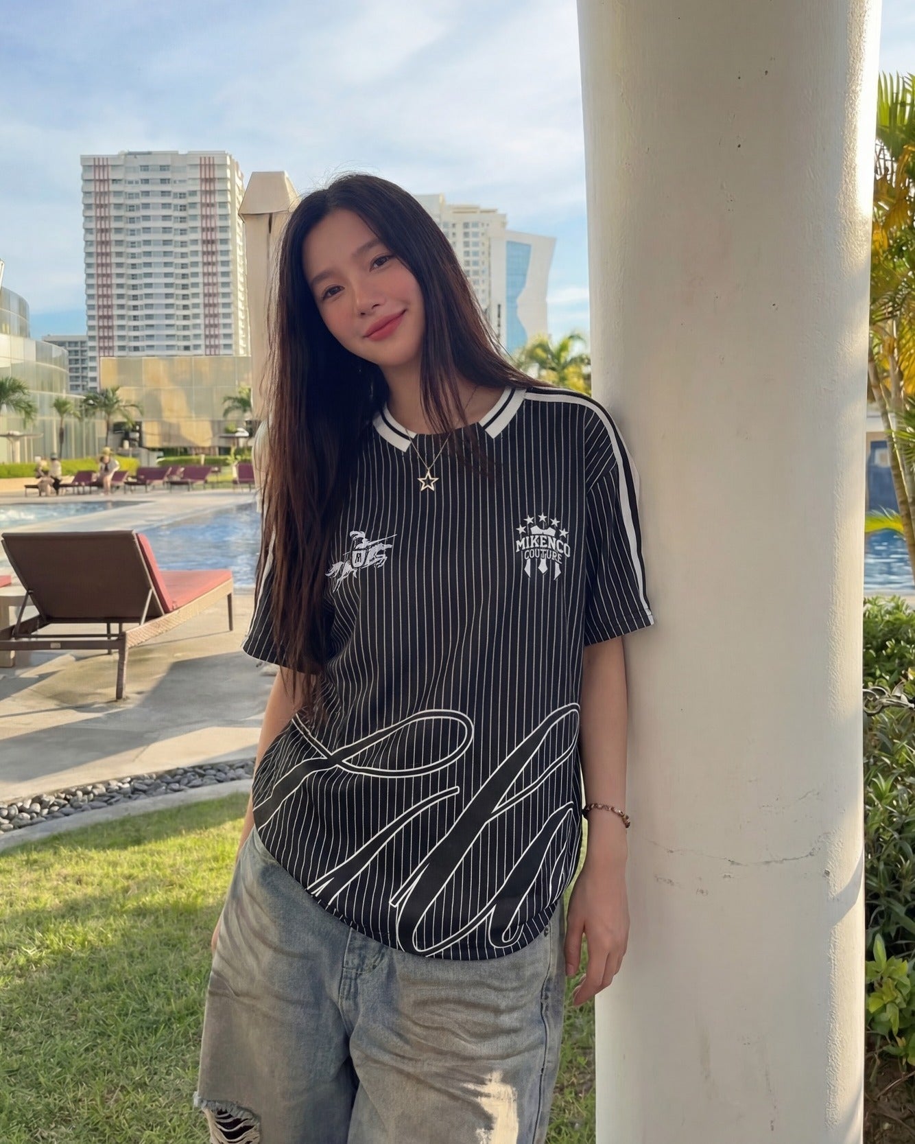 GLORY PINSTRIPE JERSEY