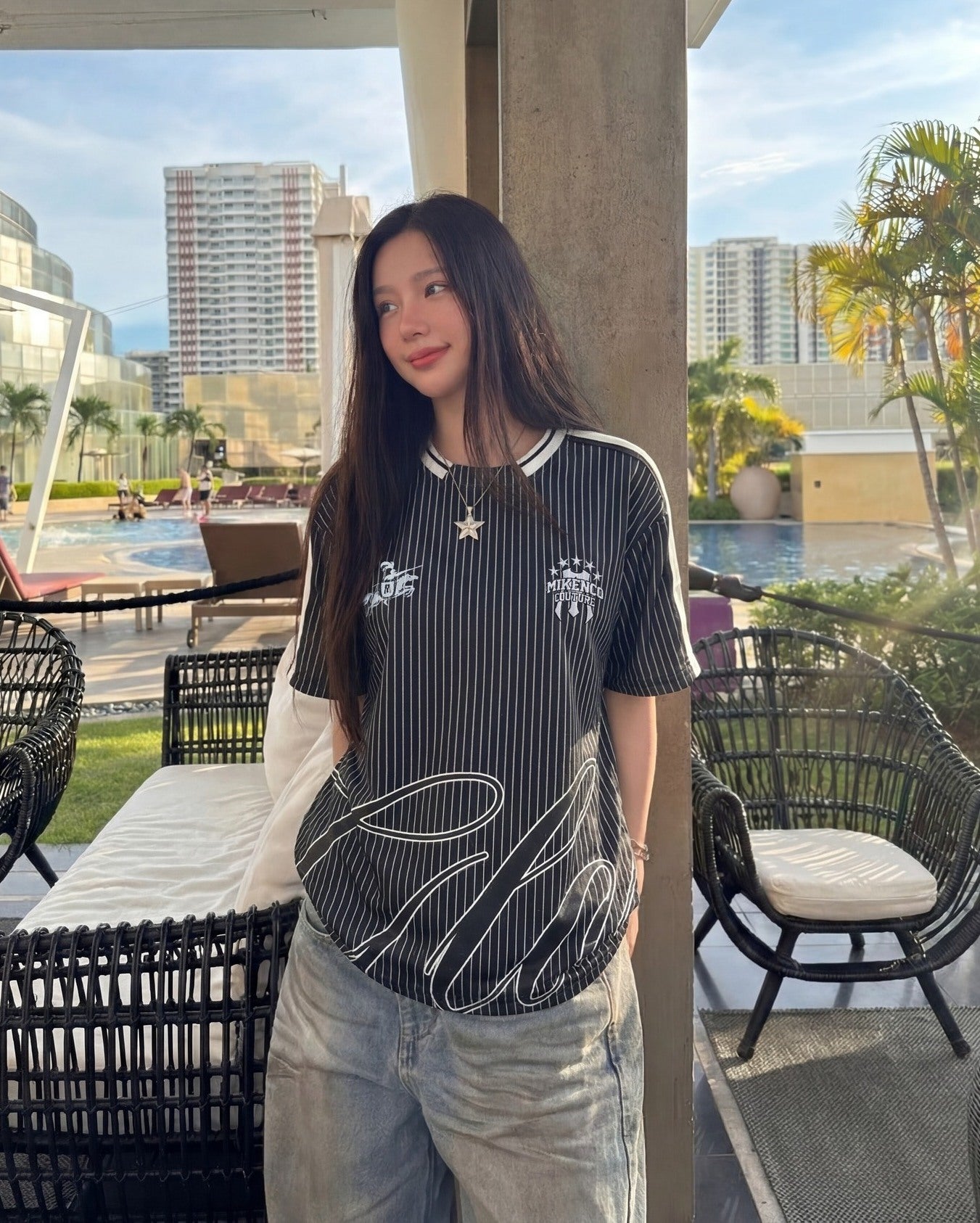 GLORY PINSTRIPE JERSEY