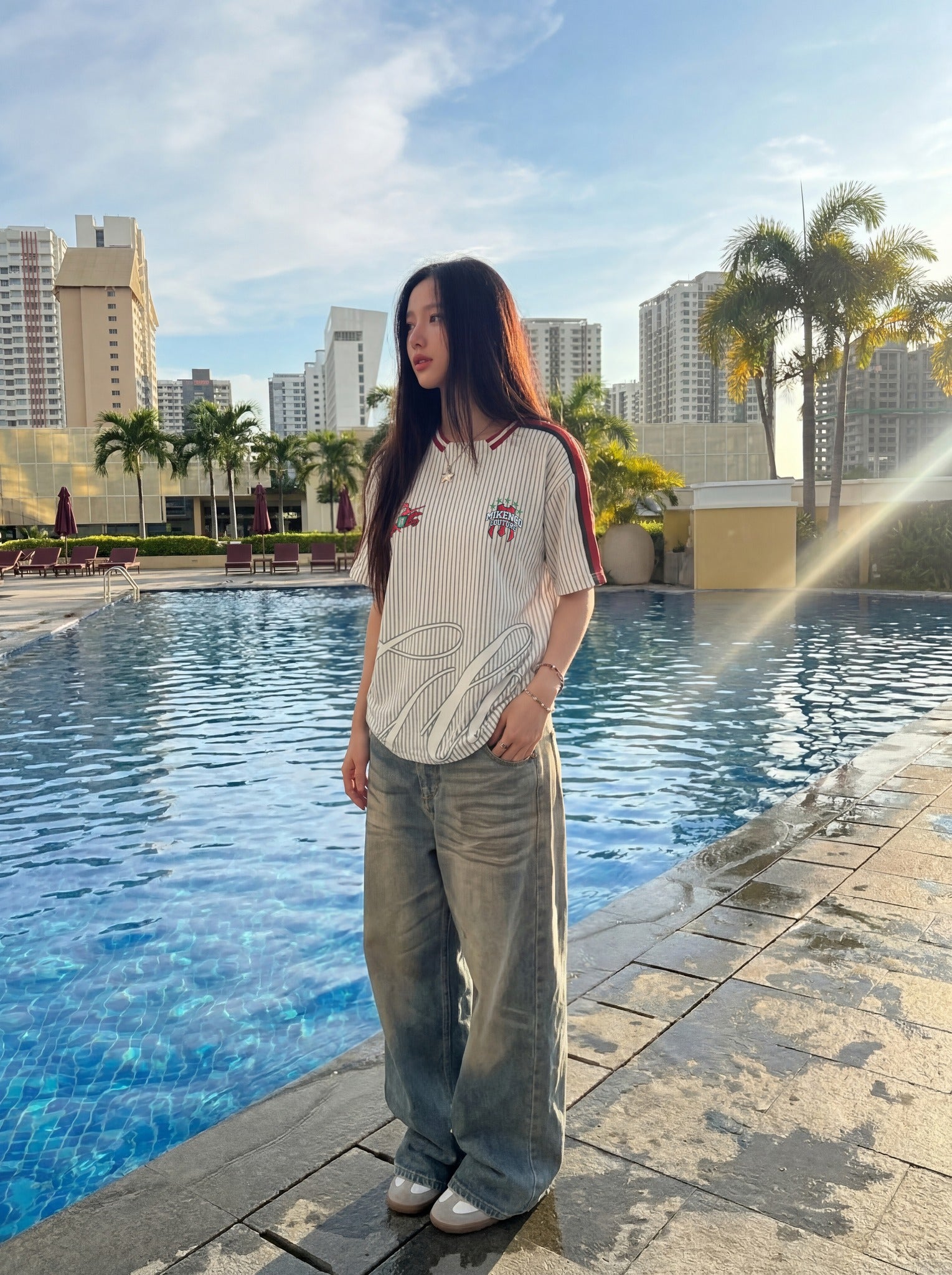 GLORY PINSTRIPE JERSEY